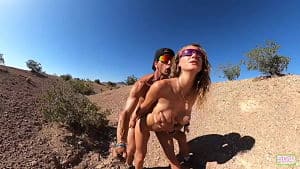 Amateurpärchen beim sex in der wüste von Las Vegas gefilmt